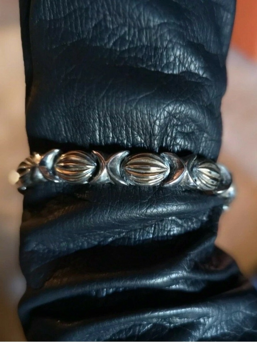 Sterling Silver X & O Hugs & Kisses Bracelet 7-1/4" Italy FAS